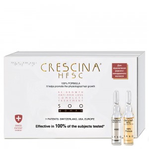 Crescina Labo Complete Treatment 500 (Re-Growth HFSC 100% 10FL + Crescina Anti-Hair Loss HSSC 10FL) Woman